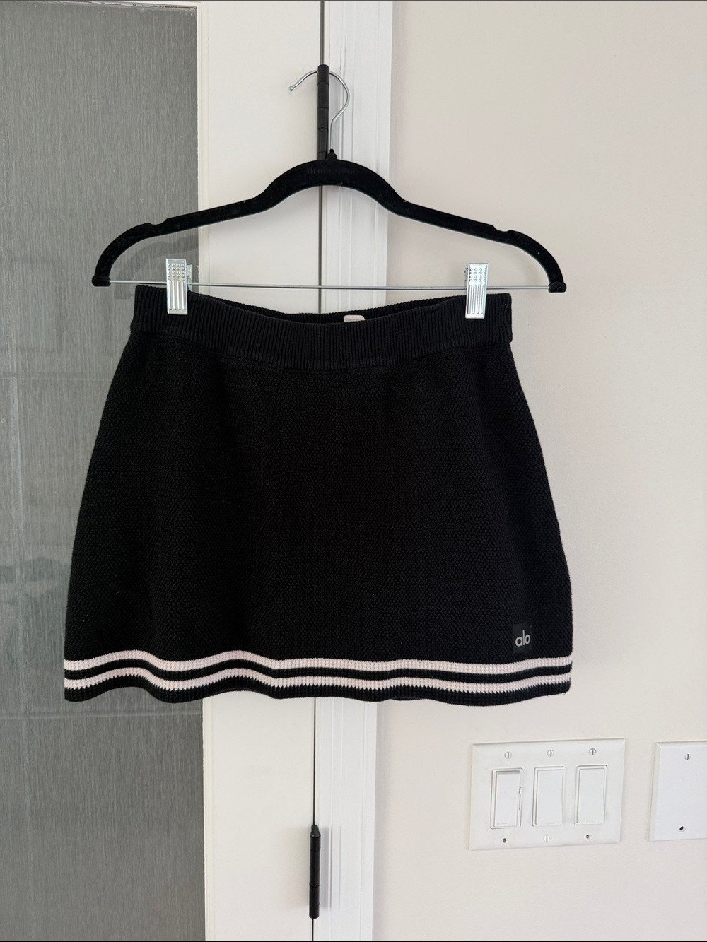 Alo tennis club knit skort